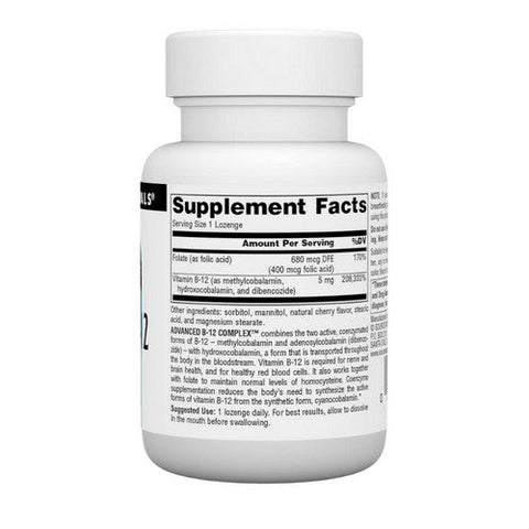 Source Naturals, Advanced B-12 Complex, 30 Tabs Source Naturals