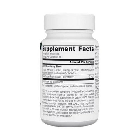 Source Naturals, AHCC with BioPerine, 500 Mg, 30 Caps Source Naturals