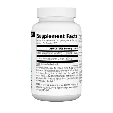 Source Naturals, Ascorbyl Palmitate Powder (Vitamin C Ester), 2 Oz Source Naturals