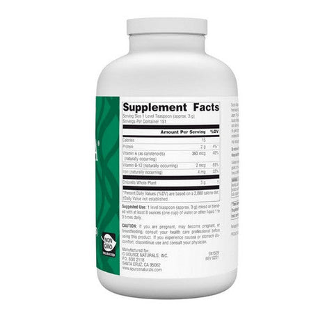 Source Naturals, Chlorella, From YaeyamaPowder 16 Oz Source Naturals