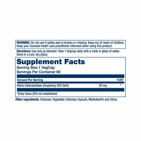 Solaray, Bean Enzyme, 60 Count Solaray