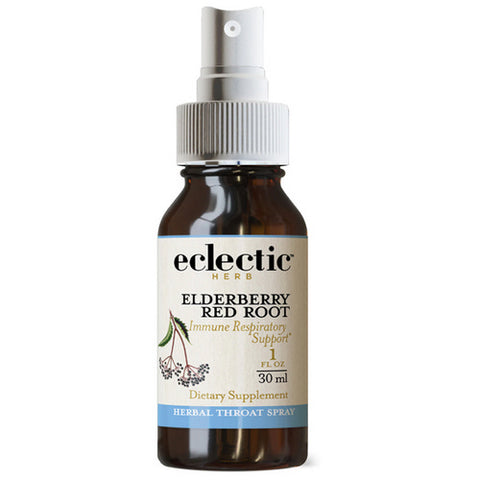 Eclectic Herb, Elderberry Red Root Throat Spray, 1 Oz