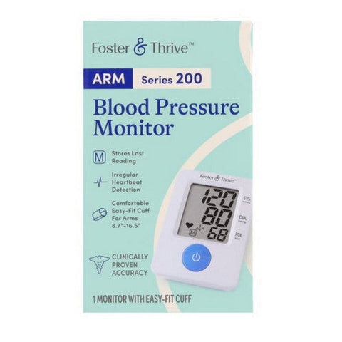 Foster And Thrive, Arm Series 200 Blood Pressure Monitor, 1 Count Foster And Thrive