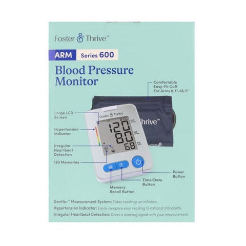 Foster And Thrive, Arm Series 600 Blood Pressure Monitor, 1 Count Foster And Thrive