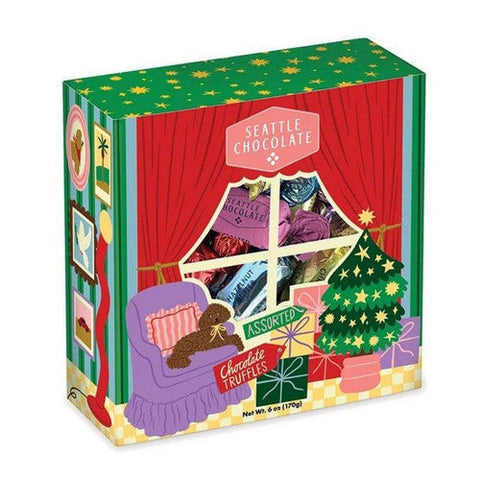 Seattle Chocolate Co., Seattle Chocolate No Place Like Home Truffle Gift Box, 6 Oz Seattle Chocolate Co.