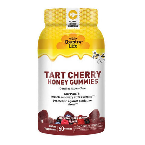 Country Life, Tart Cherry Honey Gummy, 60 Gummies Country Life