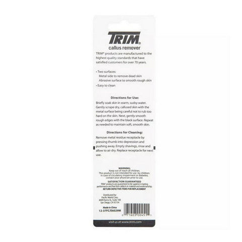 Trim, Neat Feet Coarse And Smooth Surface Callus Remover, 1 Count Trim