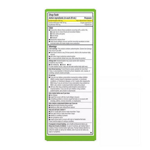 Robitussin, Adult Severe Multi-Symptom Cough Cold + Flu Liquid Maximum Strength, 8 Oz Robitussin