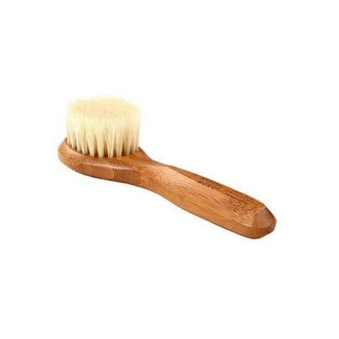 Bass Brushes, Bass 406 Dark Bamboo Facial Brush With Natural Bristles, 1 Count Bass Brushes