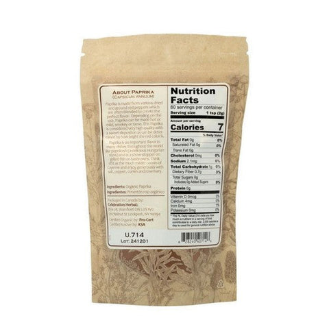 Celebration Herbals, Organic Paprika Red Powder, 16 Oz Celebration Herbals