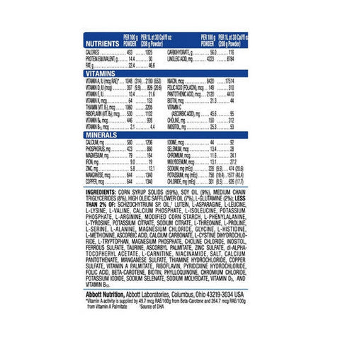 Elecare, DHA And Lutein Amino Acid-Based Nutrition Powder Junior Unflavored, 14.1 Oz Elecare