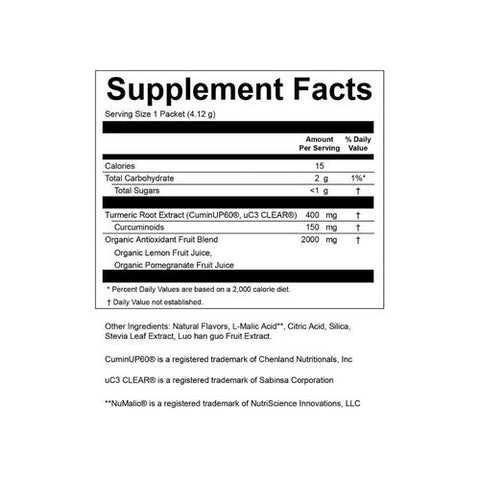 Blueshift Nutrition, Turmeric Citrus Medley, 1.45 Oz Blueshift Nutrition