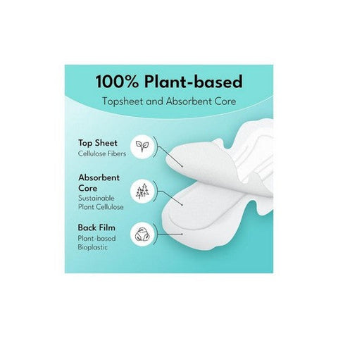 Sparkle, Plant Based Maxi Pads Super, 10 Count Sparkle