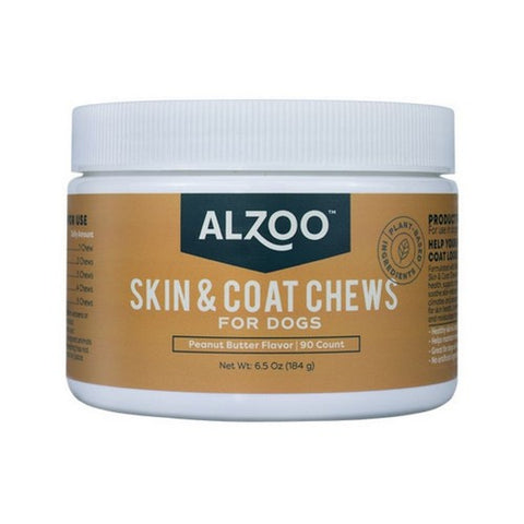 Plant-Based Skin And Coat Soft Chews 90 Count by Alzoo