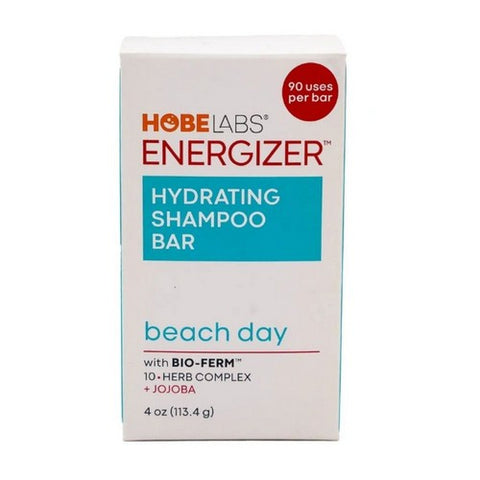 Energizer Hydrating Shampoo Bar Beach Day 4 Oz by Hobe Labs