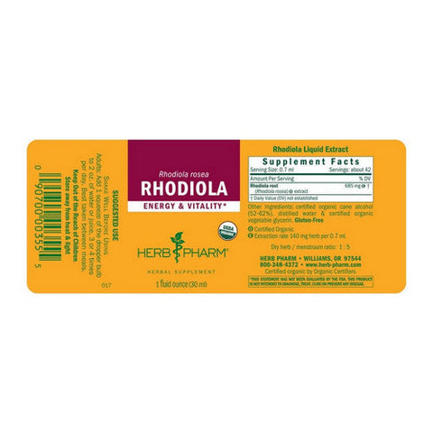 Herb Pharm, Rhodiola, 1 oz Herb Pharm
