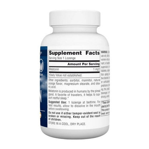 Source Naturals, Sleep Science Melatonin Orange, 1 mg, Sublingual Orange 300 Tabs Source Naturals