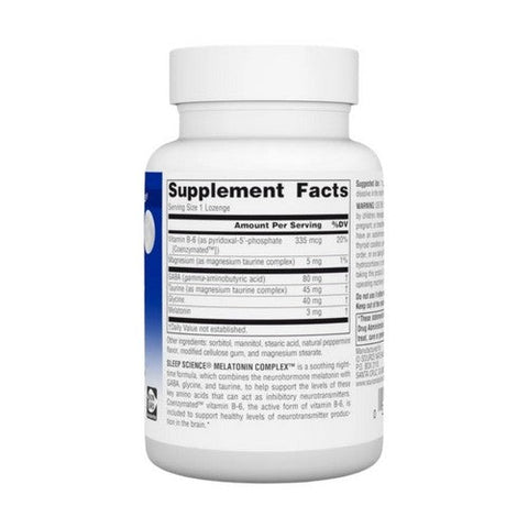 Source Naturals, Melatonin Complex Peppermint, 3 mg, 100 Tabs Source Naturals