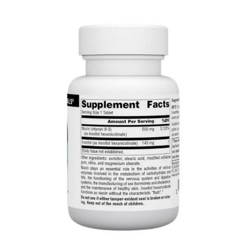 Source Naturals, No-Flush Niacin, 500 mg, 30 Tabs