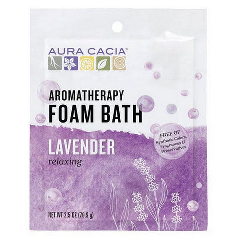 Aura Cacia, Foam Bath Relaxing Lavender, Lavender 2.5 oz Aura Cacia