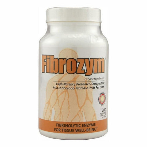 Naturally Vitamins, Fibrozym Systemic Protease, 200 Tabs Naturally Vitamins