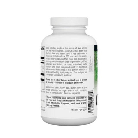 Source Naturals, Extra Virgin Coconut Oil, 120 Softgels Source Naturals