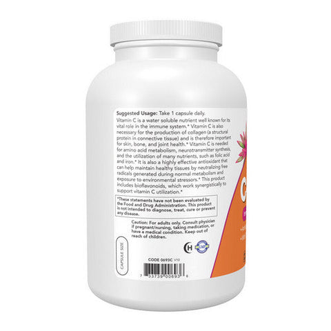 Now Foods, VitaminC-1000, 500 Caps Now Foods