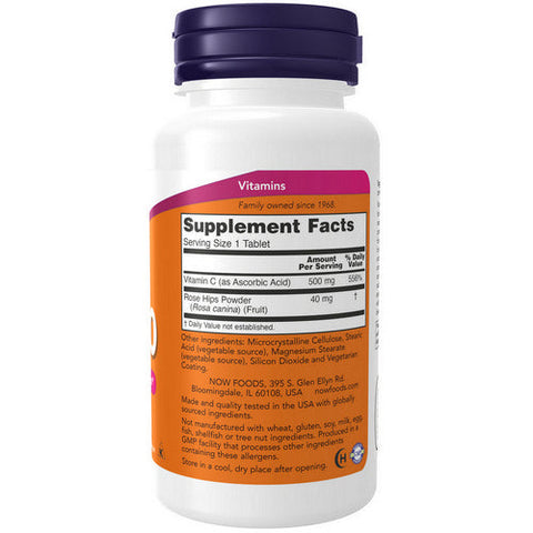 Now Foods, Vitamin C-500, 100 Tabs Now Foods