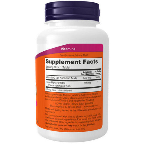 Now Foods, Vitamin C-500, 250 Tabs Now Foods