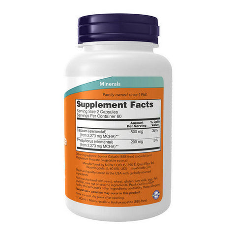 Now Foods, Calcium Hydroxyapatite, 120 Caps Now Foods