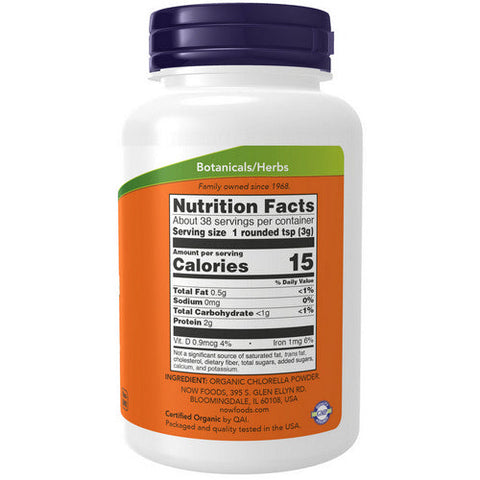 Now Foods, Chlorella Pure Powder, 4 Oz