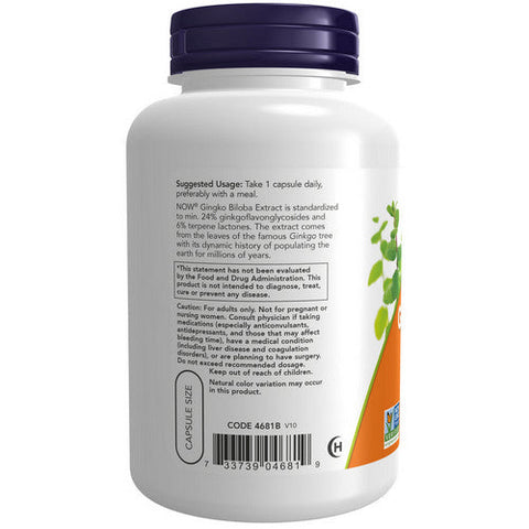 Now Foods, Ginkgo Biloba, 120 mg, 200 Vcaps Now Foods