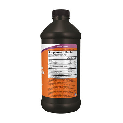Now Foods, Liquid Glucosamine & Chondroitin With Msm, 16 OZ Now Foods