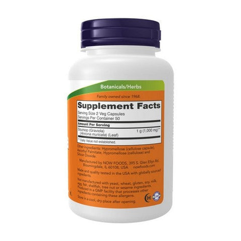 Now Foods, Graviola, 500 mg, 100 Caps Now Foods