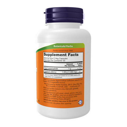 Now Foods, Hawthorn Berry, 540 mg, 100 Caps Now Foods