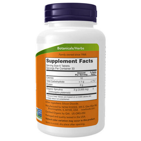 Now Foods, Spirulina, 500 mg, 200 Tabs Now Foods