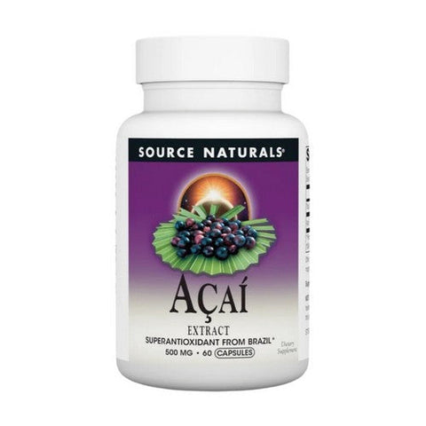Source Naturals, Acai Extract, 60 Caps Source Naturals