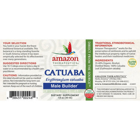 Amazon Therapeutic Laboratories, Catuaba Liquid Extract, 1 Oz Amazon Therapeutic Laboratories