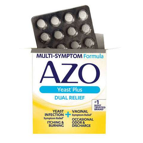 Azo, AZO Yeast Plus, 60 tabs Azo