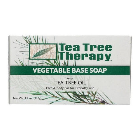 Tea Tree Therapy, Vegetable Base Soap Bar With Tea Tree Oil, 3.5 Oz Tea Tree Therapy