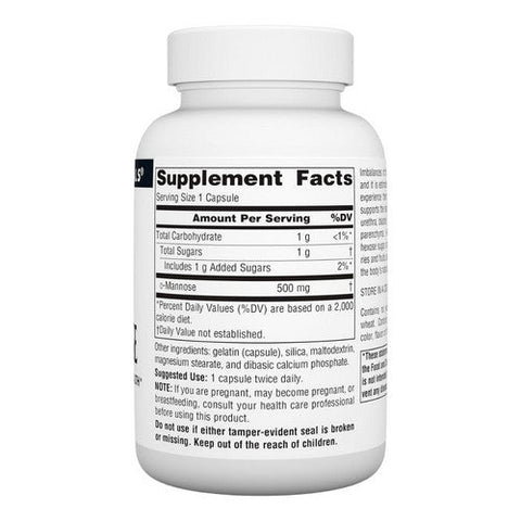 Source Naturals, D-Mannose, 500 Mg, 60 Caps Source Naturals