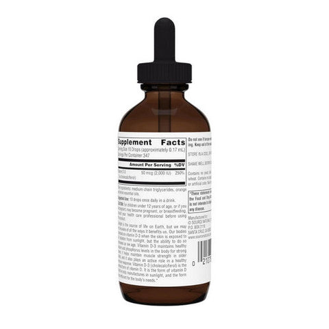 Source Naturals, Vitamin D-3 Liquid, 2 Oz Source Naturals