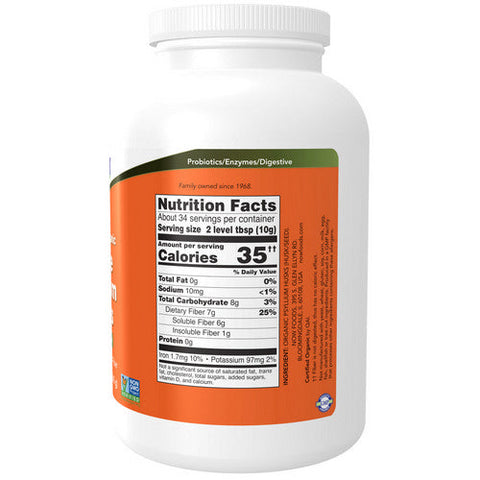 Now Foods, Whole Psyllium Husks, Whole 12 oz Now Foods