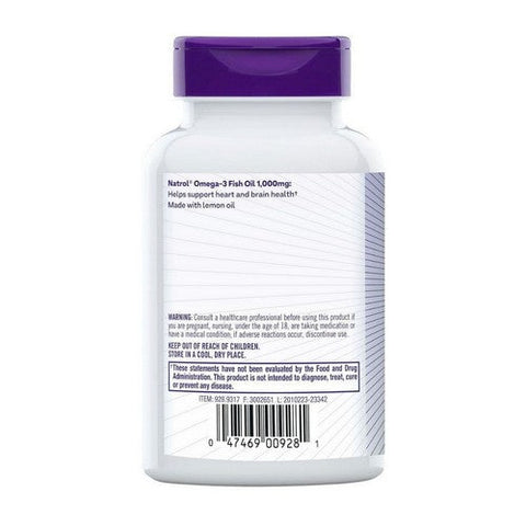 Natrol, Omega-3 Fish Oil, 1000 mg, 90 Softgels Natrol