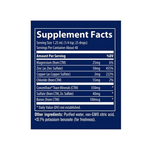 Trace Minerals, Ionic Zinc, 2 oz Trace Minerals