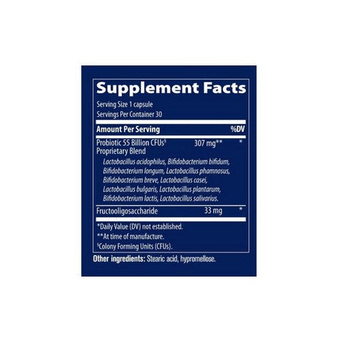 Trace Minerals, Probiotic 55 Billion, 30 caps Trace Minerals