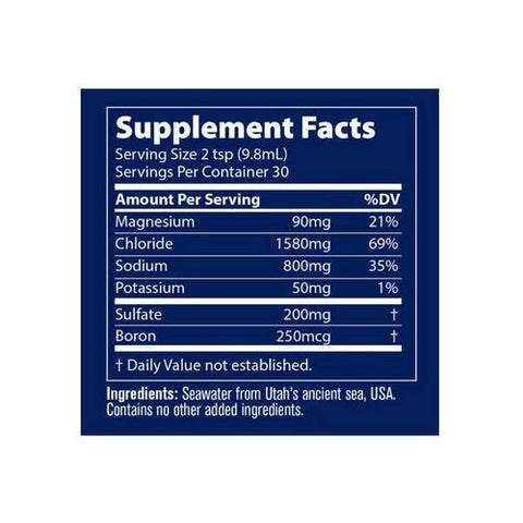 Trace Minerals, Utah Sea Minerals Unflavored, 16 oz Trace Minerals
