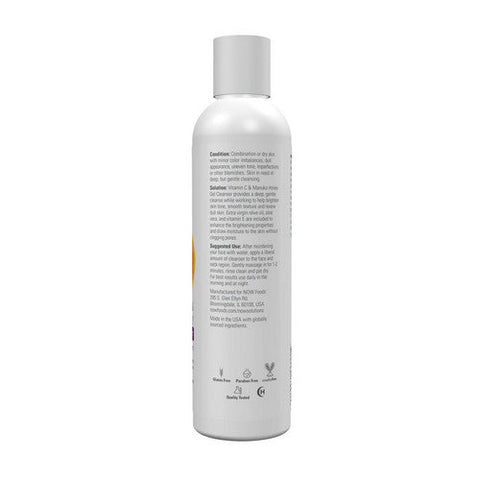 Now Foods, Vitamin C & Manuka Honey Gel Cleanser, 8 oz Now Foods