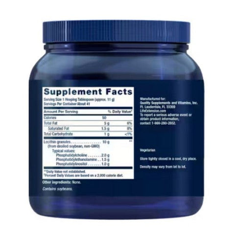 Life Extension, Lecithin, Granules 16 oz Life Extension