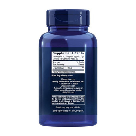 Life Extension, L-Glutamine Powder, 100 Grams Life Extension